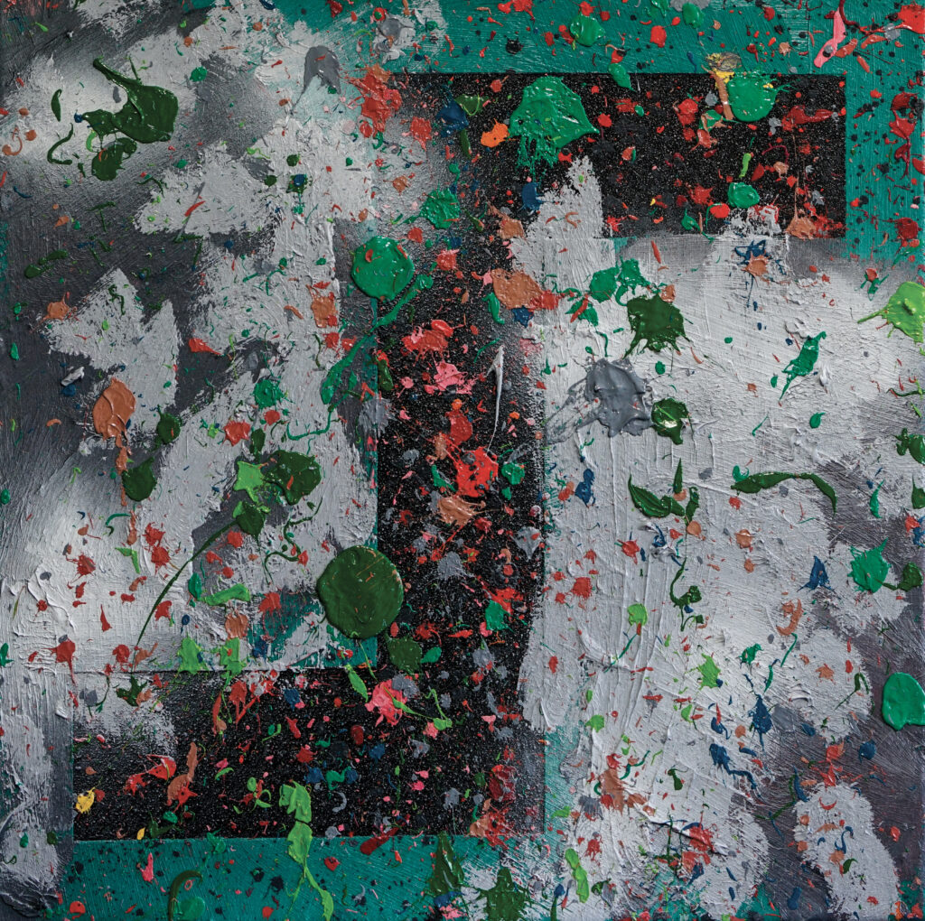 Punkte (für Rodchenko & Stockhausen) #1
55×55 cm, oil on canvas, 2024